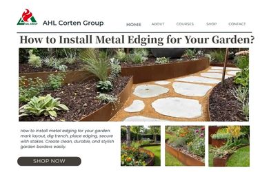 corten steel edging